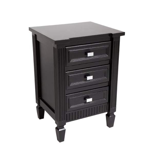Merci Bedside Table - Small Black-abc