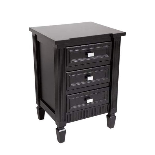 Merci Bedside Table - Small Black-abc