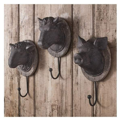 Cow Head Wall Hook 125x110x240mm-abc