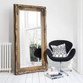Carved Alexandre Leaner Mirror Gold 1755x895mm-abc