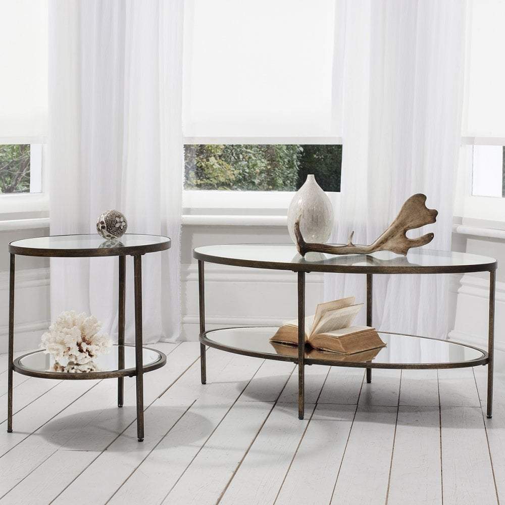 Hamza Bronze Metal and Glass Coffee Table-abc