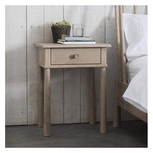 Walter Oak 1 Drawer Bedside-abc