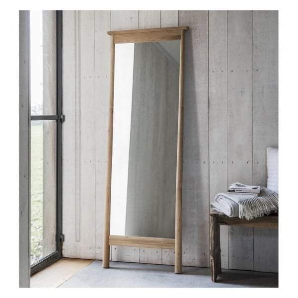 Walter Solid Oak Cheval Mirror 640x1740mm-abc