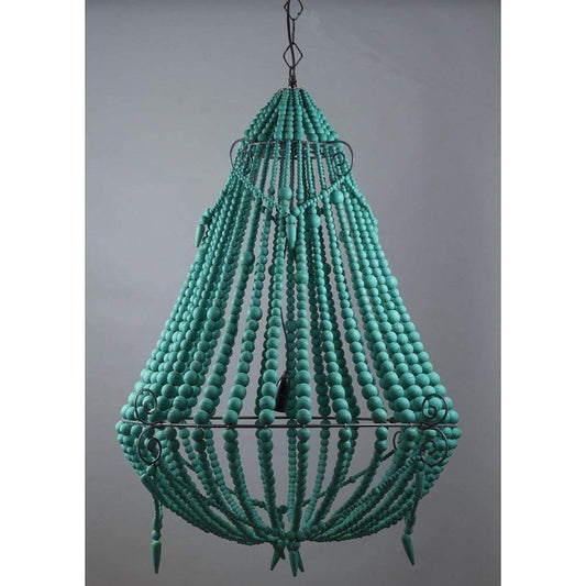 Beaded Chandelier Large Mint-abc