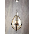 Saville Chandelier in Shiny Nickel-abc