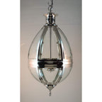 Saville Chandelier in Shiny Nickel-abc