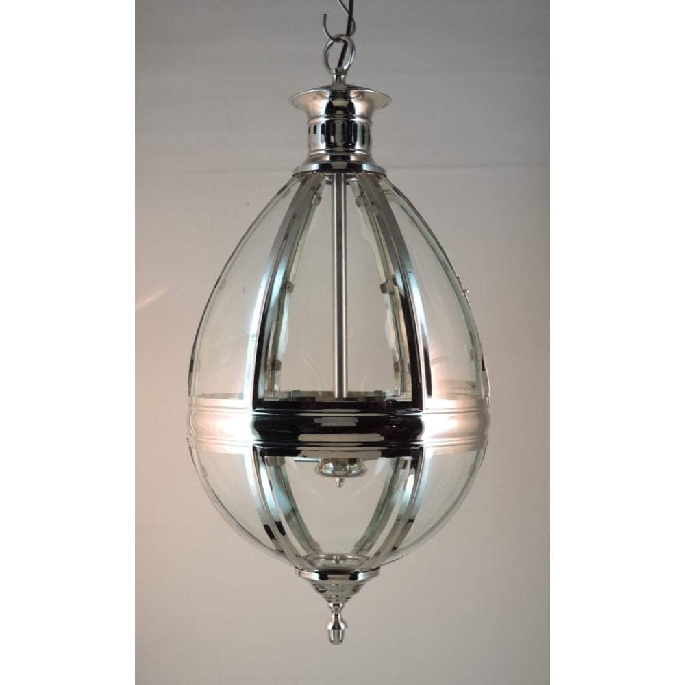 Saville Chandelier in Shiny Nickel-abc