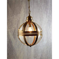 Saxon Pendant Lamp Med Antique Brass-abc