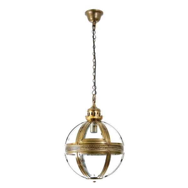 Saxon Pendant Lamp Sml Antique Brass-abc