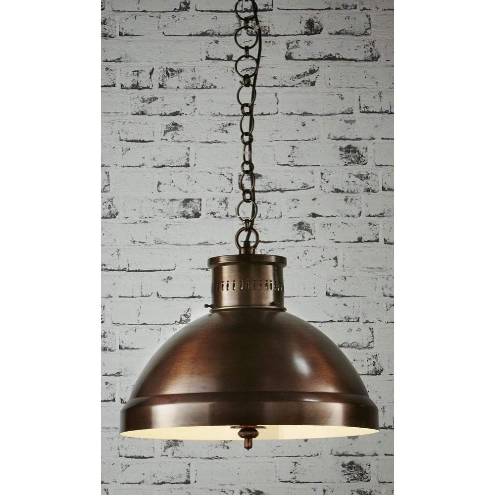 Madison Hanging Lamp in Copper-abc