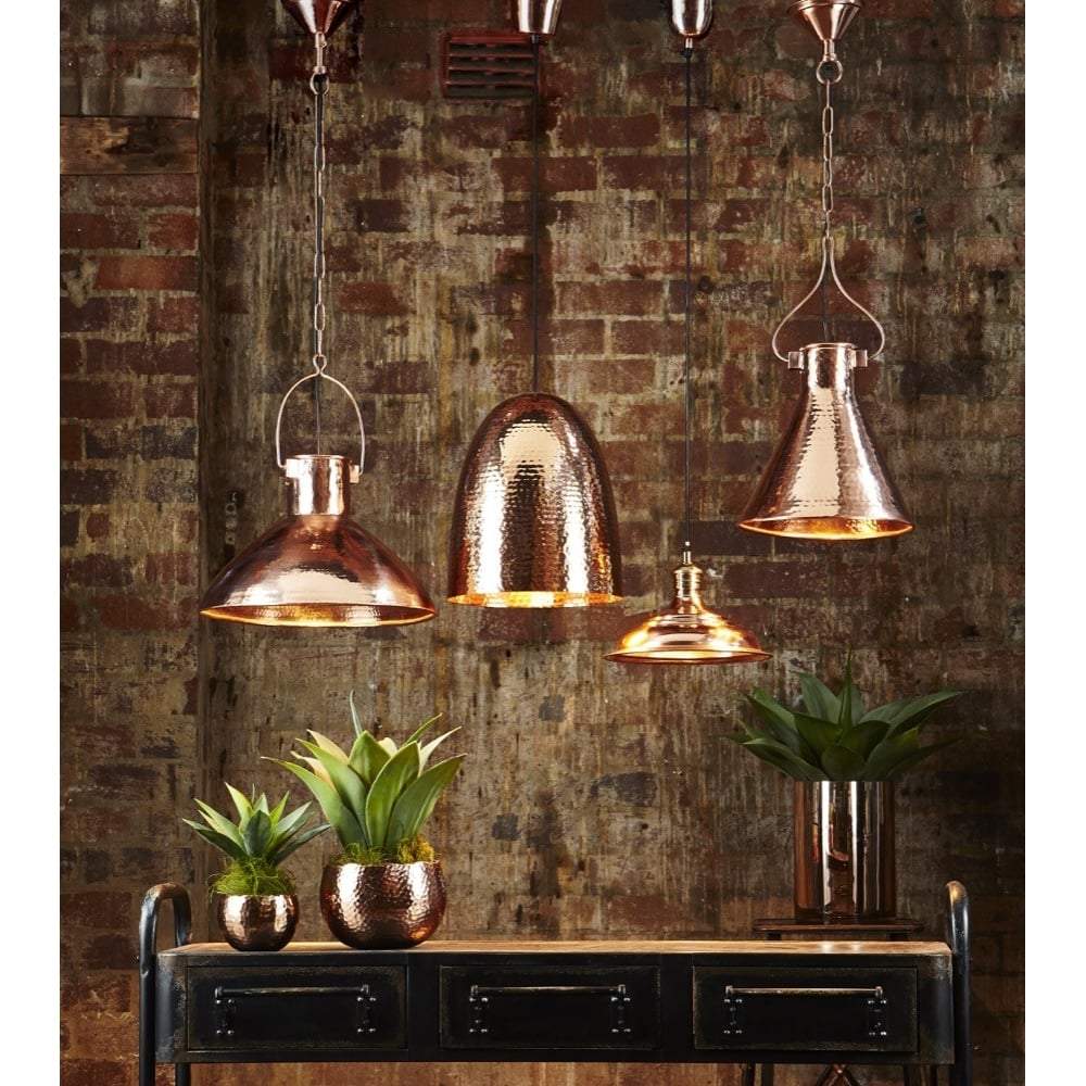 Malawi Hanging Lamp In Copper-abc