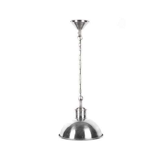 Boston Dome Hanging Lamp Silver-abc