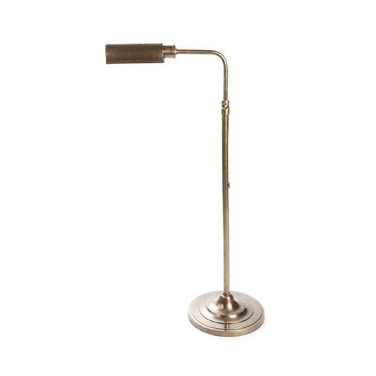 Brooklyn Floor Lamp Antique Brass-abc