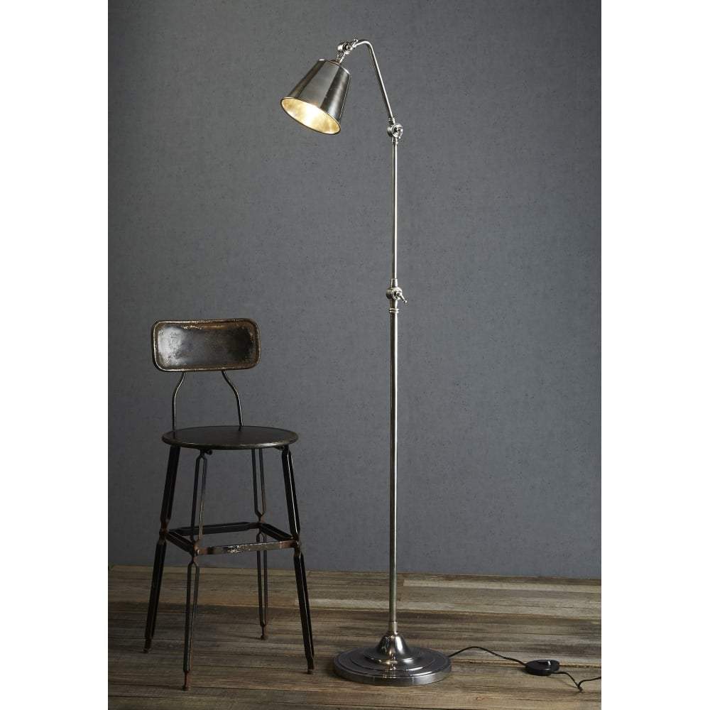 Newbury Floor Lamp Antique Silver-abc