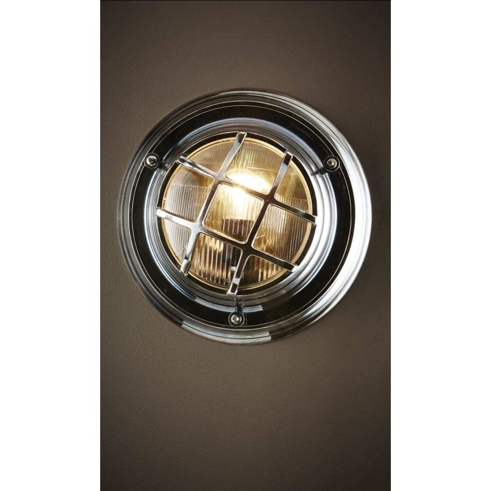 Jervis Porthole Wall Light Silver-abc