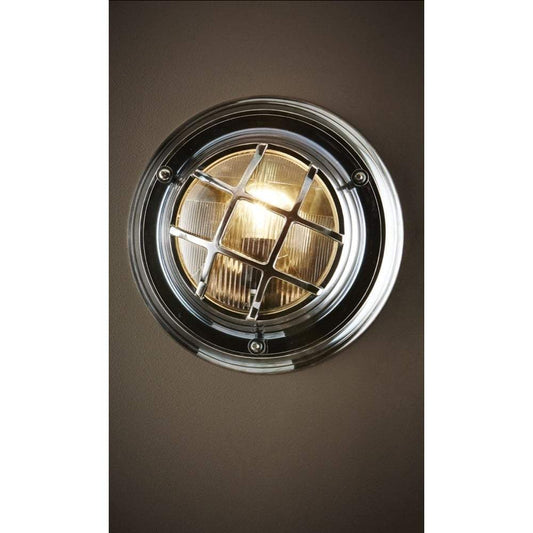 Jervis Porthole Wall Light Silver-abc