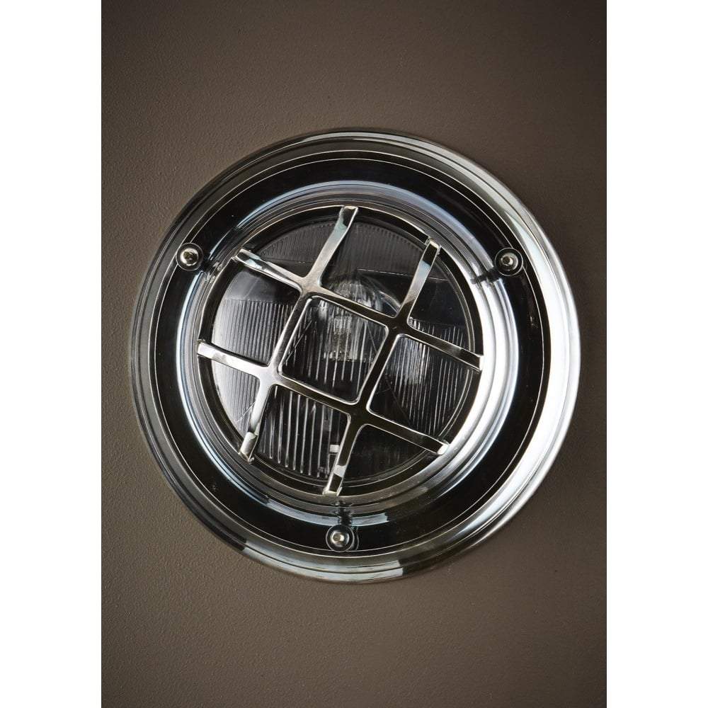 Jervis Porthole Wall Light Silver-abc
