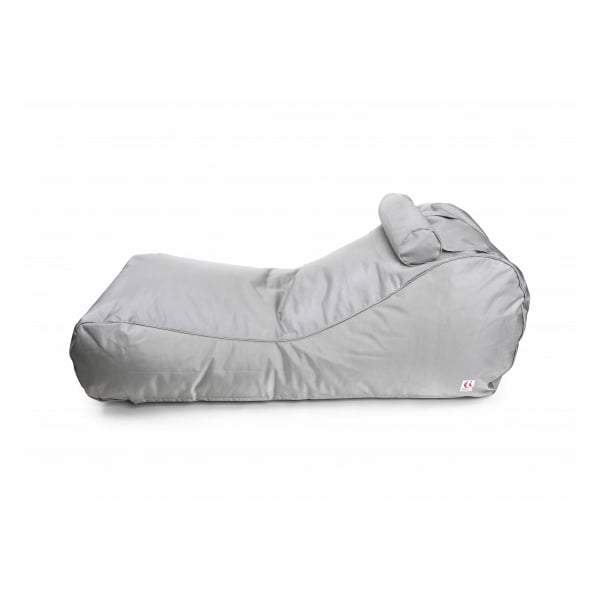 Canggu Contour Lounger Outdoor Bean Bag - Silver-abc