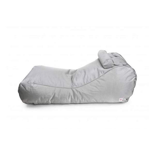 Canggu Contour Lounger Outdoor Bean Bag - Silver-abc