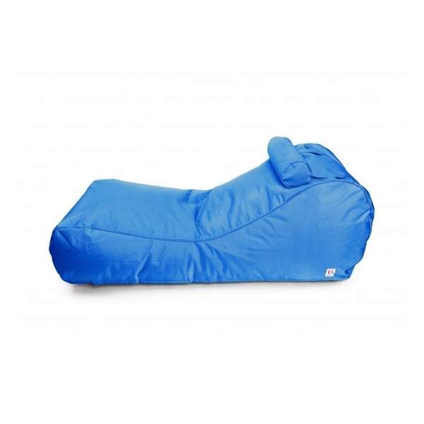 Canggu Contour Lounger Outdoor Bean Bag - Blue-abc