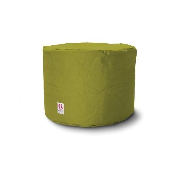 Round Ottoman Outdoor Bean Bag - Green-abc