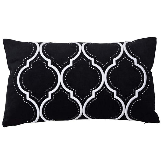 Santa Monica Black Cushion Cover-abc