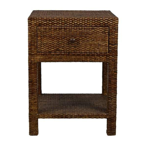 Plantation Rattan Bedside Table-abc