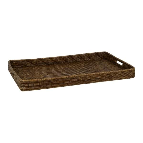 Plantation Rattan Tray Rectangle Medium-abc