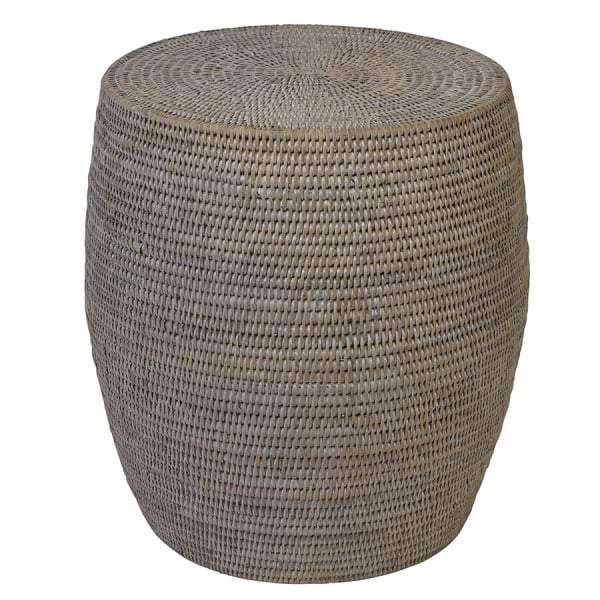 Verandah Natural Rattan Drum-abc