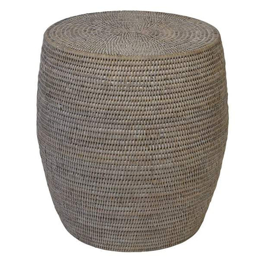 Verandah Natural Rattan Drum-abc