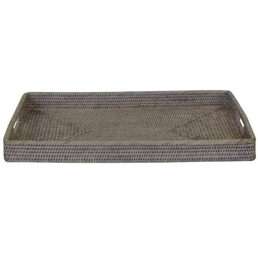 Verandah Natural Rattan Tray Rectangle Small-abc