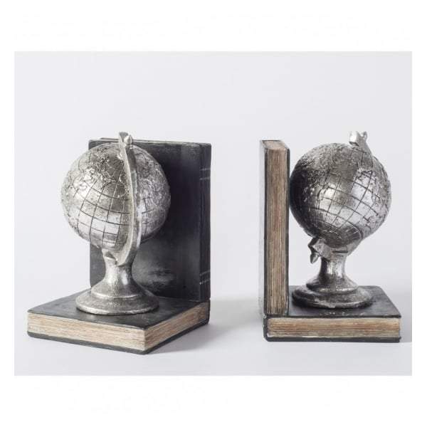 Atlas Pair of Globe Bookends-abc