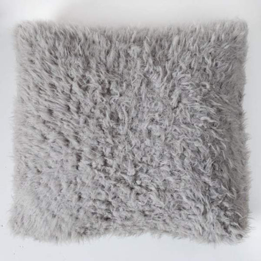 Sherpa Cushion Grey 500x500mm-abc