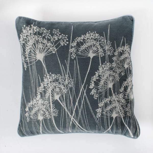 Silhouette Stem Print Cushion Duckegg 450x450mm-abc