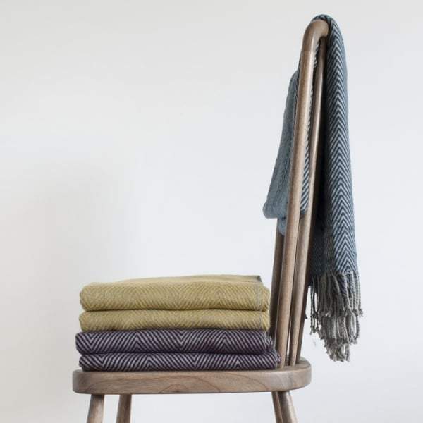 Twill Throw Plum 1300x1800mm-abc