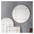 Adoni Round Mirror W900 x D15 x H900mm-abc