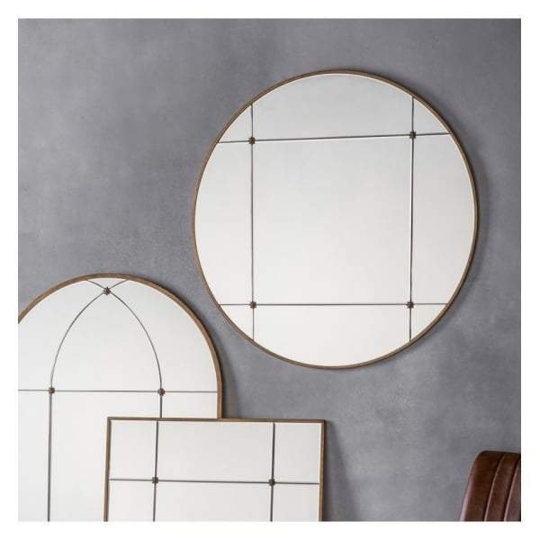 Adoni Round Mirror W900 x D15 x H900mm-abc