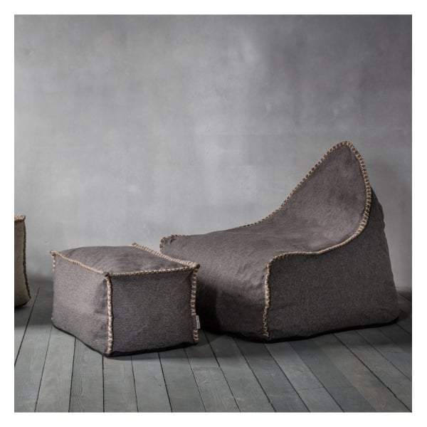 Hemp Rope Lounge Chair and Pouffe-abc