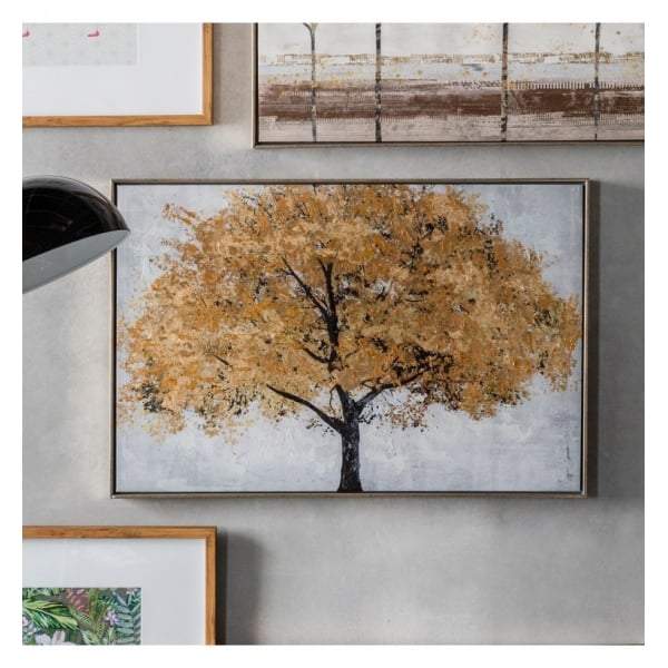 Midas Tree Framed Art W900 x D50 x H600mm-abc