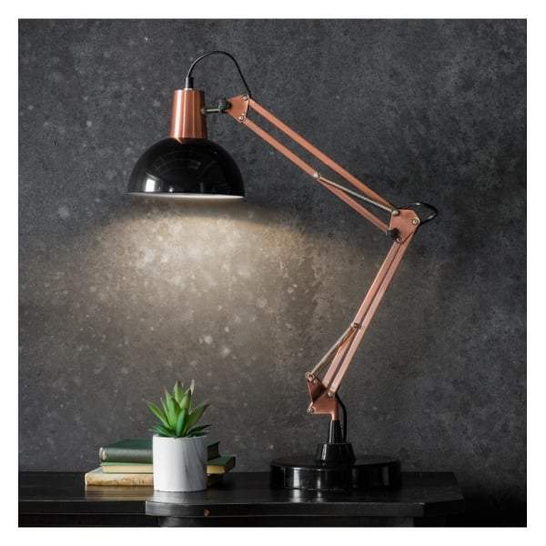 Walden Table Lamp Bronze and Black 720mm-abc