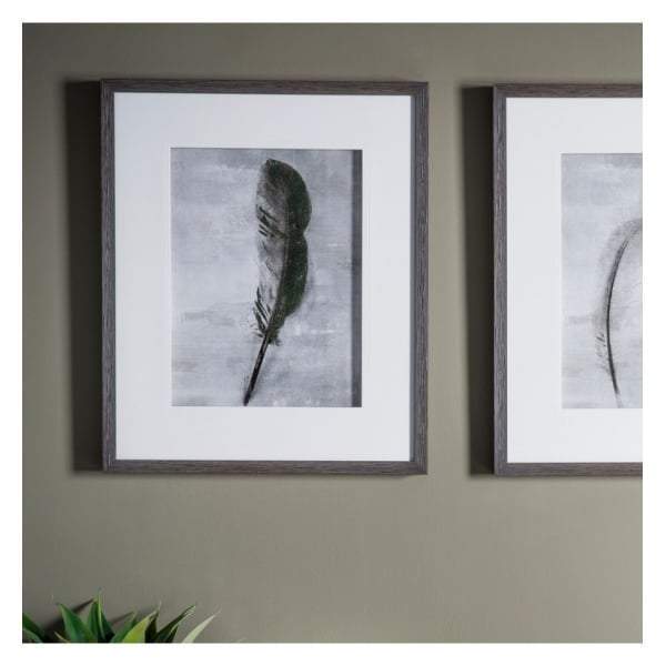 Feather I Framed Art W480 x D50 x H580mm-abc