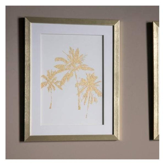 Date Palms Framed Art W330 x D20 x H430mm-abc