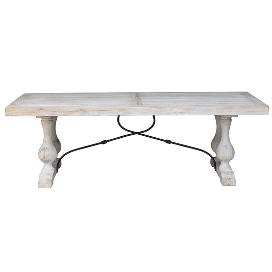 Madrid Dining Table Lime Wash-abc