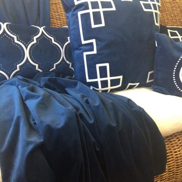 Rodeo Luxury Throw Navy-abc