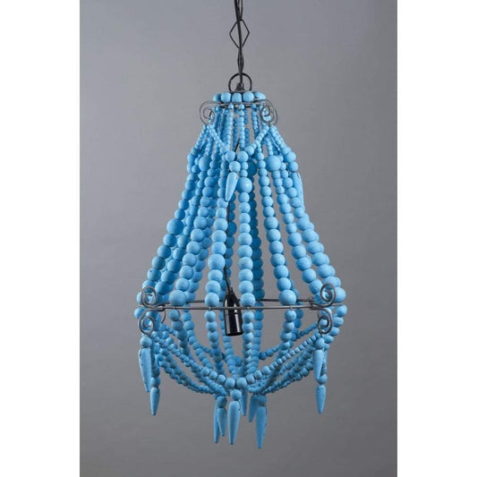 Beaded Chandelier Small Turquoise-abc