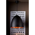 Egg Ceiling Lamp Black Copper-abc