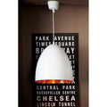 Egg Ceiling Lamp White Copper-abc