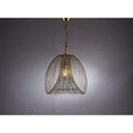 Baker Large Pendant Lamp in Gold-abc