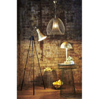 Baker Large Pendant Lamp in Gold-abc