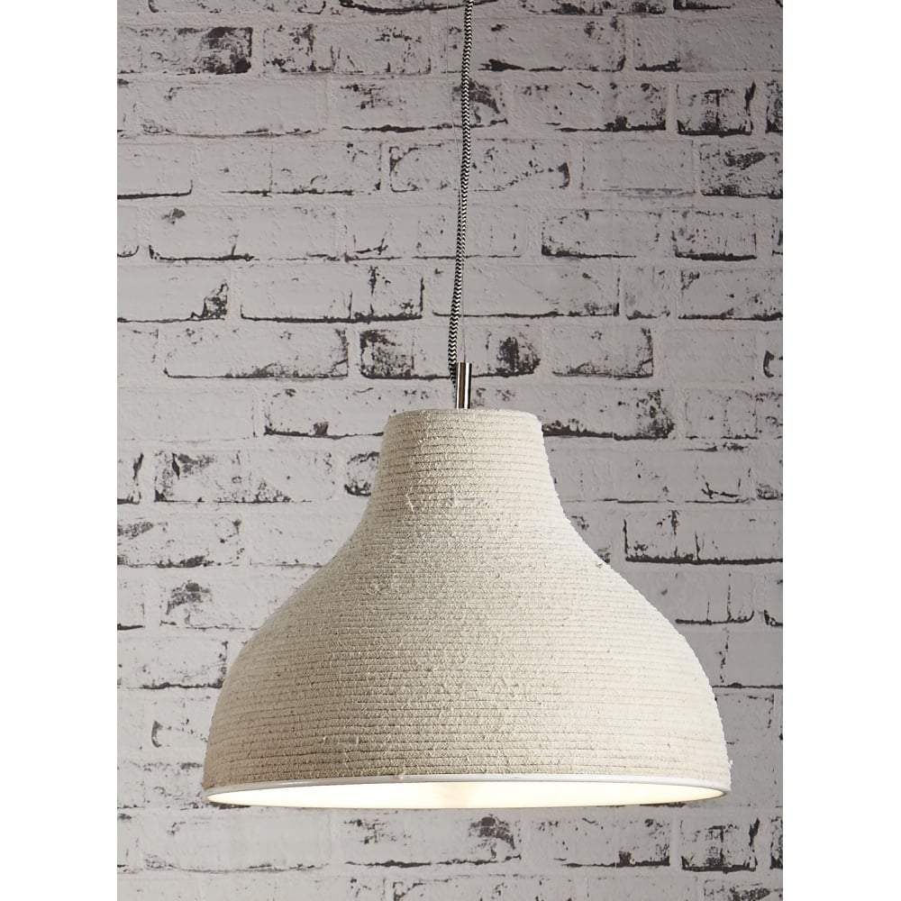 Biscayne Hanging Lamp in White-abc